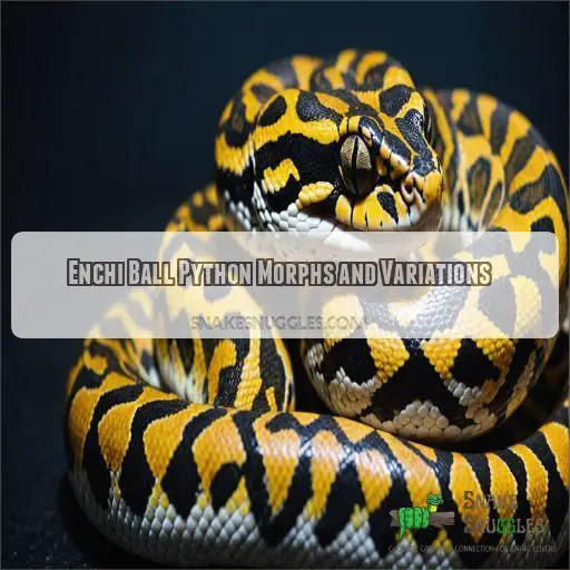 Enchi Ball Python Morphs and Variations