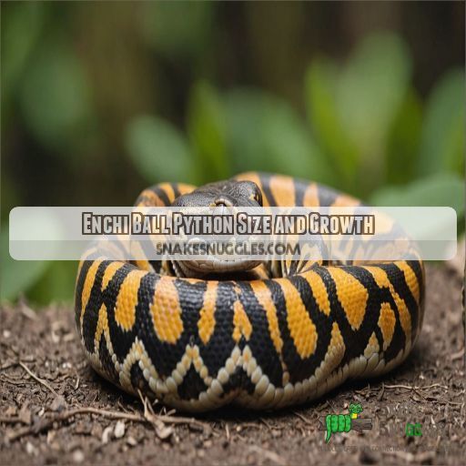 Enchi Ball Python Size and Growth