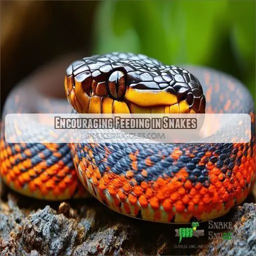 Encouraging Feeding in Snakes