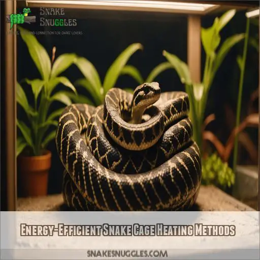 Energy-Efficient Snake Cage Heating Methods