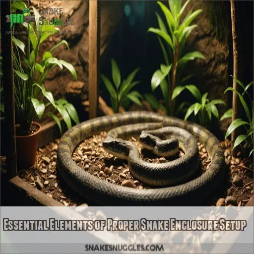 Essential Elements of Proper Snake Enclosure Setup