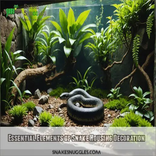 Essential Elements of Snake Housing Decoration