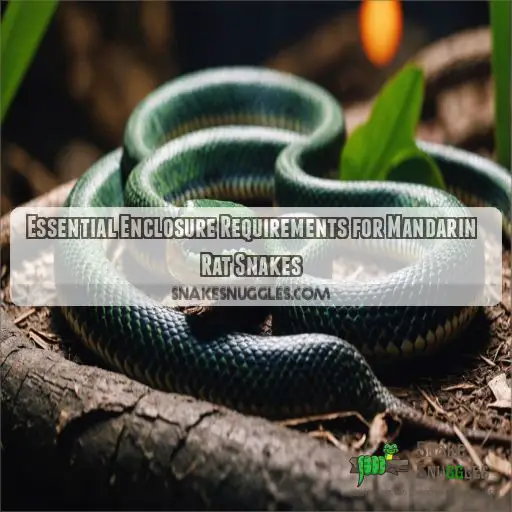 Essential Enclosure Requirements for Mandarin Rat Snakes