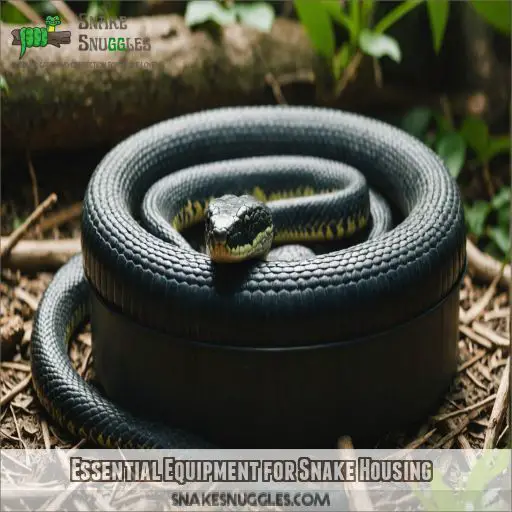 Essential Equipment for Snake Housing