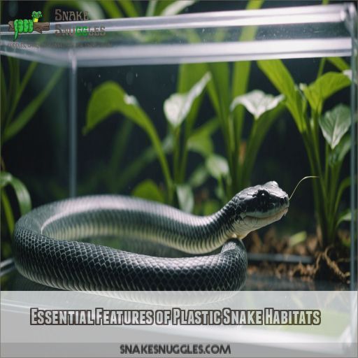 Essential Features of Plastic Snake Habitats