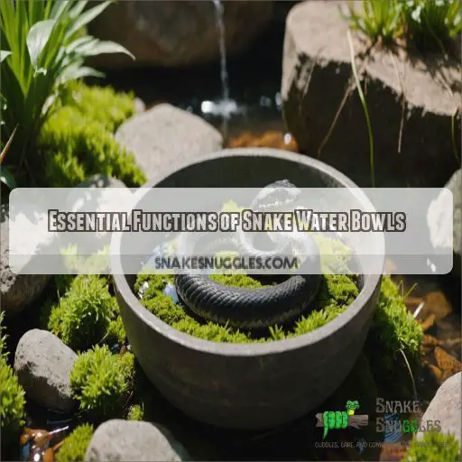 Essential Functions of Snake Water Bowls