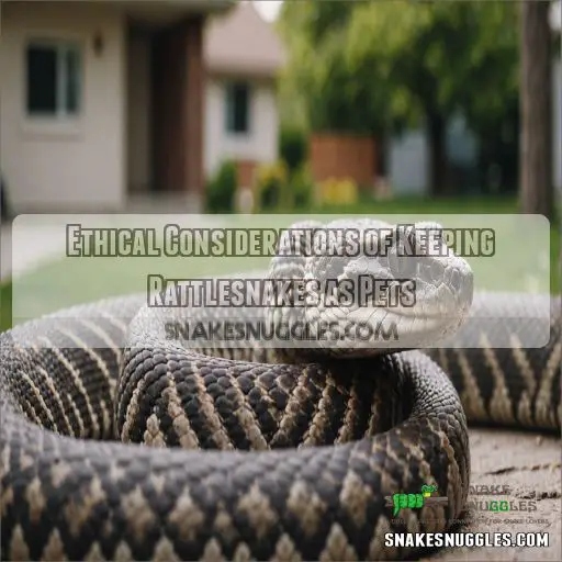 Ethical Considerations of Keeping Rattlesnakes as Pets