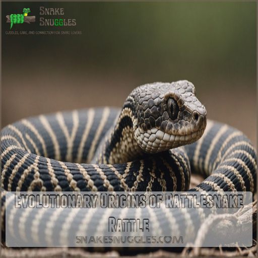 Evolutionary Origins of Rattlesnake Rattle