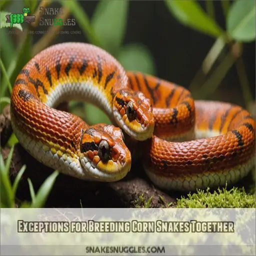 Exceptions for Breeding Corn Snakes Together