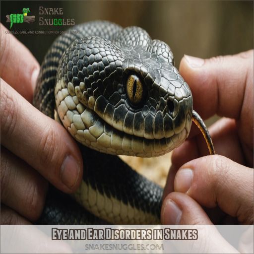 Eye and Ear Disorders in Snakes