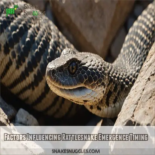 Factors Influencing Rattlesnake Emergence Timing