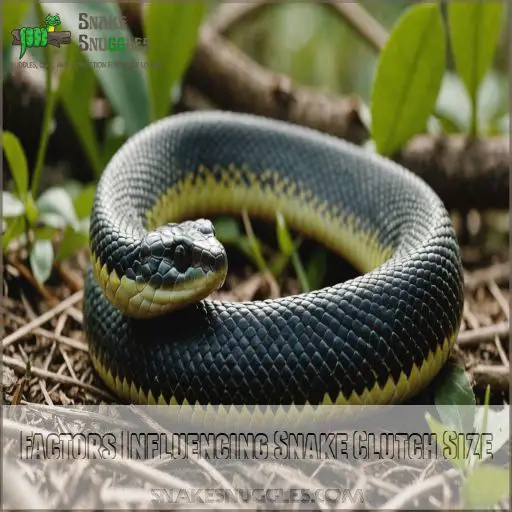 Factors Influencing Snake Clutch Size