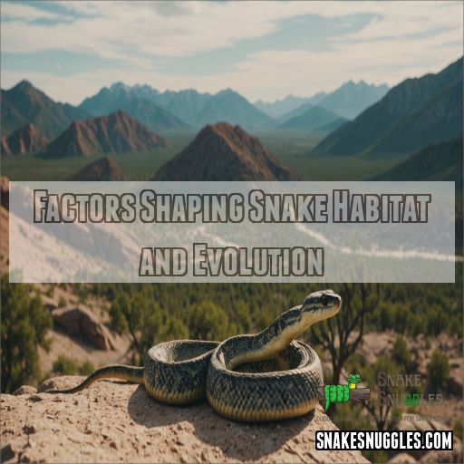 Factors Shaping Snake Habitat and Evolution