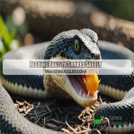 Feeding Eggs to Snakes Safely