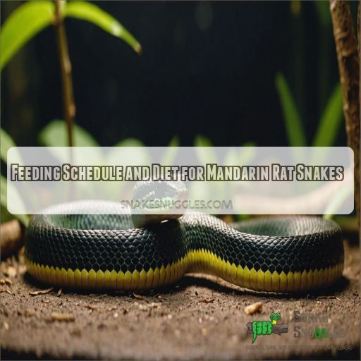 Feeding Schedule and Diet for Mandarin Rat Snakes