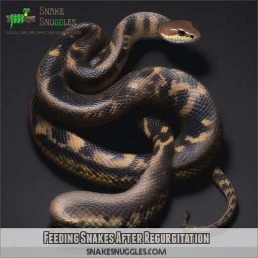 Feeding Snakes After Regurgitation