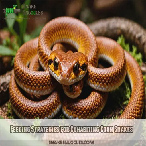 Feeding Strategies for Cohabiting Corn Snakes