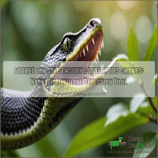 Forked tongue sensory capabilities snakes