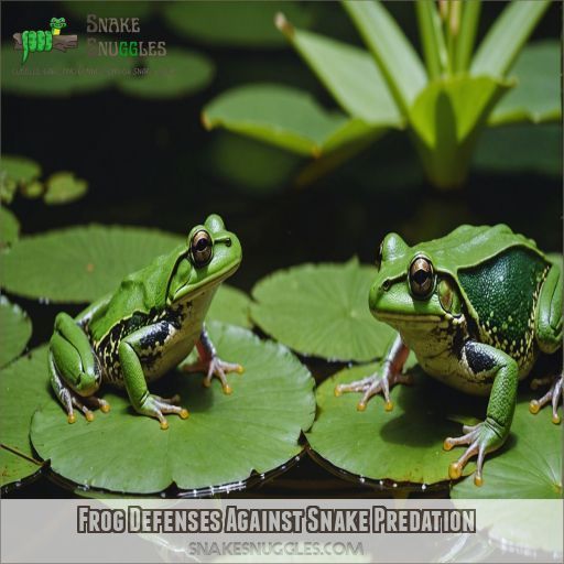 Frog Defenses Against Snake Predation