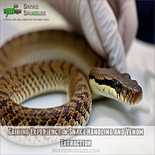 Gaining Experience in Snake Handling and Venom Extraction