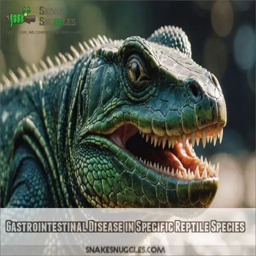 Gastrointestinal Disease in Specific Reptile Species