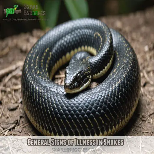 General Signs of Illness in Snakes