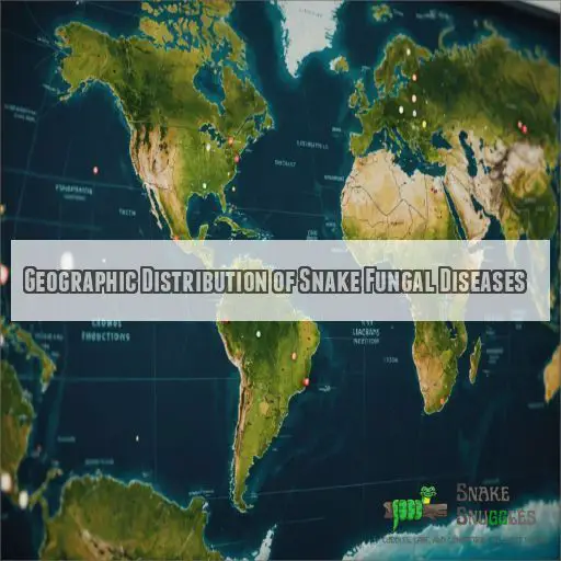 Geographic Distribution of Snake Fungal Diseases