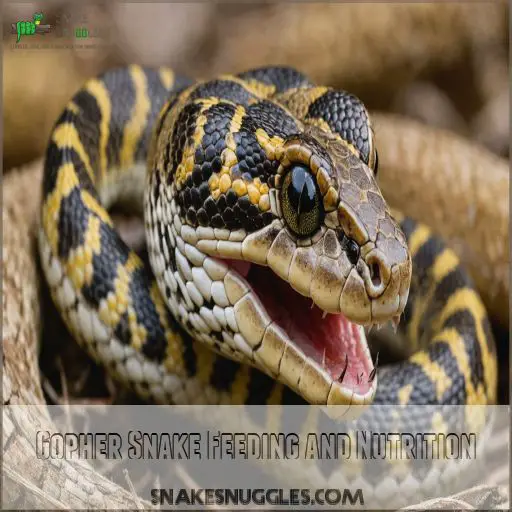 Gopher Snake Feeding and Nutrition