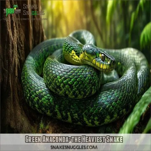 Green Anaconda: the Heaviest Snake