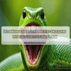 Green mamba cardiotoxin properties