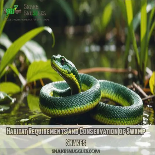 Habitat Requirements and Conservation of Swamp Snakes