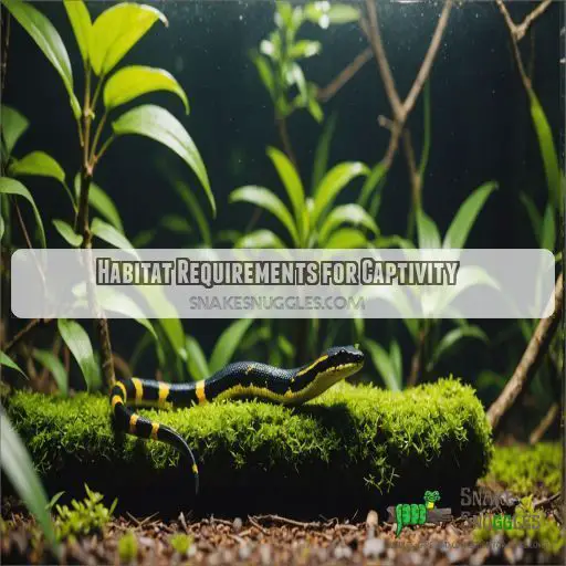 Habitat Requirements for Captivity