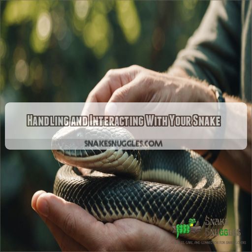 Handling and Interacting With Your Snake