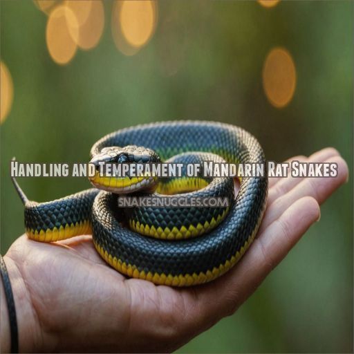 Handling and Temperament of Mandarin Rat Snakes