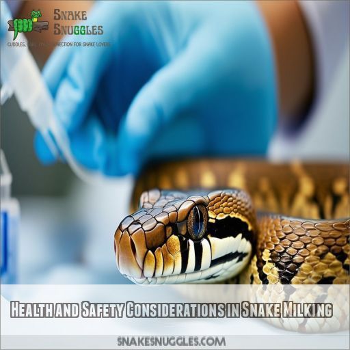 Health and Safety Considerations in Snake Milking