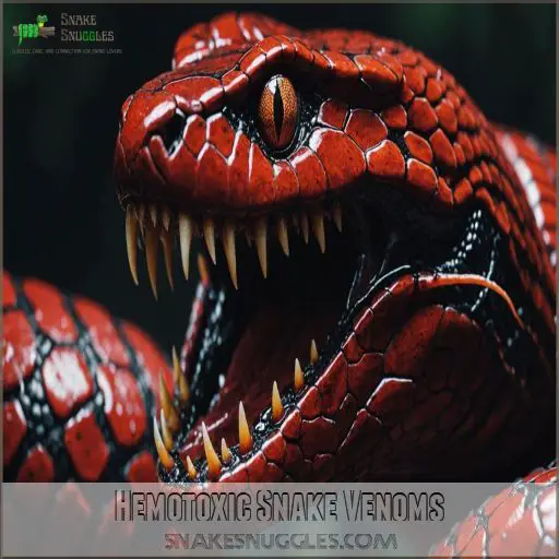 Hemotoxic Snake Venoms