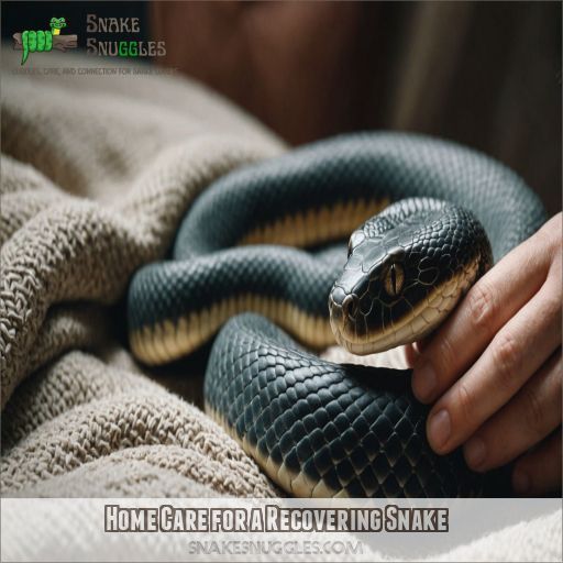 Home Care for a Recovering Snake