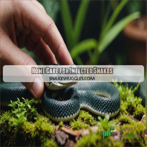 Home Care for Infected Snakes