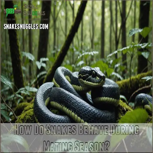 How Do Snakes Behave During Mating Season