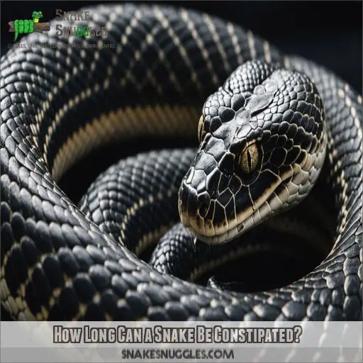 How Long Can a Snake Be Constipated