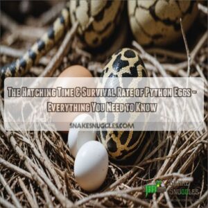 how long does it take for python eggs to hatch and the survival rate