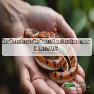 how often should i handle my corn snake to keep them friendly