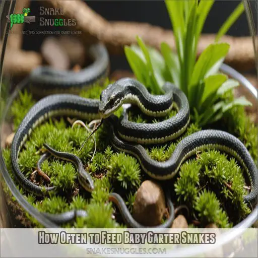 How Often to Feed Baby Garter Snakes