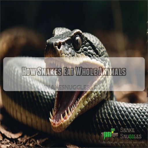 How Snakes Eat Whole Animals