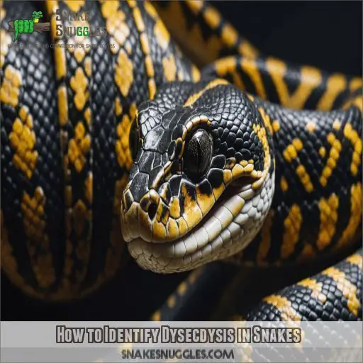 How to Identify Dysecdysis in Snakes