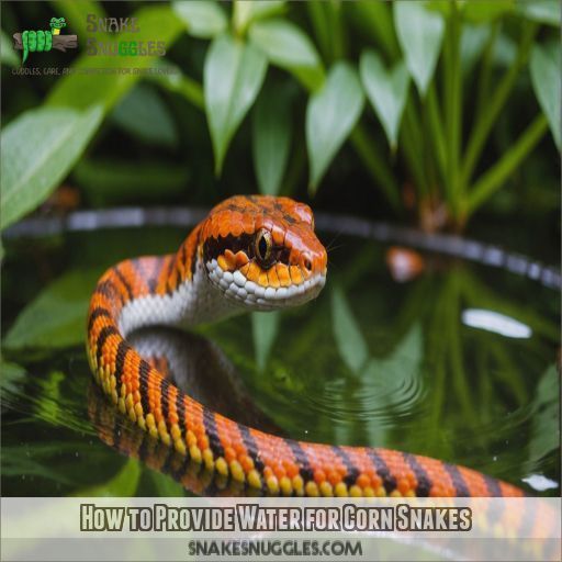 How to Provide Water for Corn Snakes