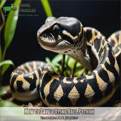 How to Save a Dying Ball Python