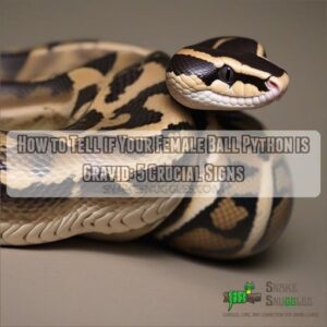 how to tell if your female ball python is gravid