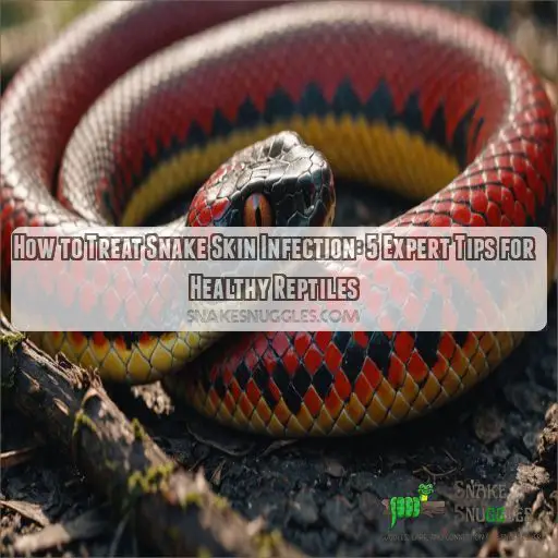 How to treat snake skin infection