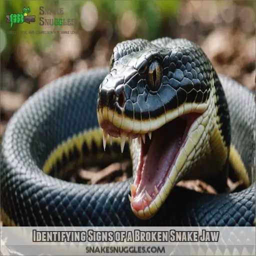 Identifying Signs of a Broken Snake Jaw